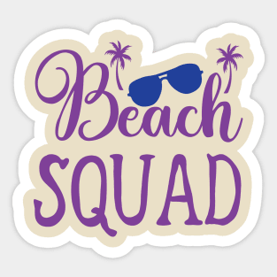 Beach Squad Sticker